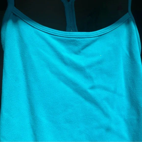 Lululemon Blue Y Tank Top Size 10 - Picture 3 of 10